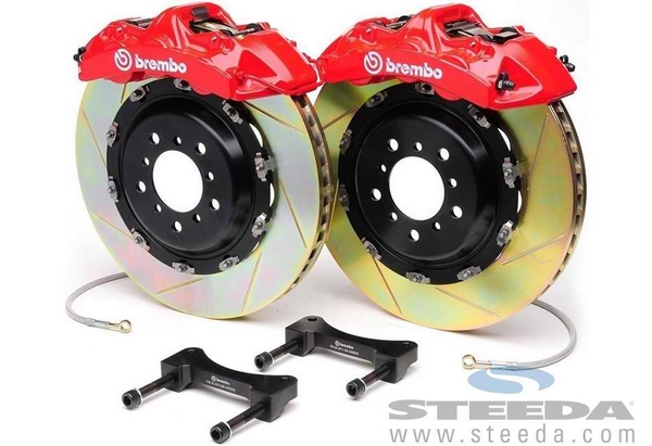 Front Brake Kit - Slotted Rotors